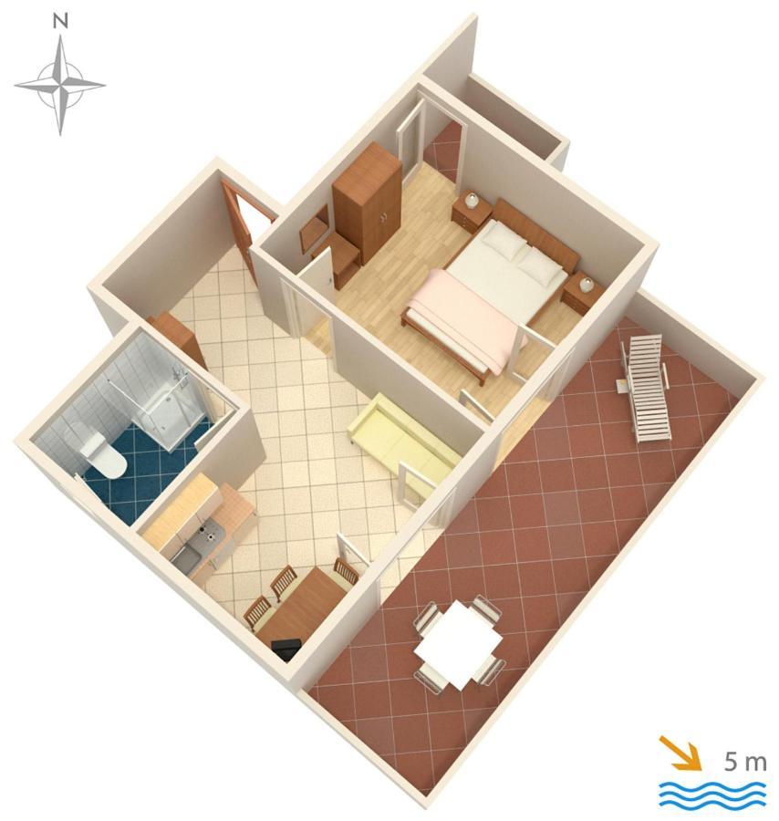 Apartment Mandre 4093B מראה חיצוני תמונה
